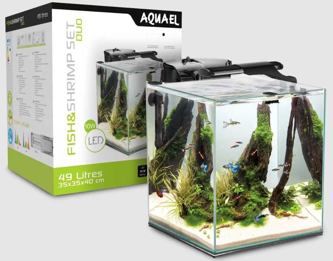 Zestaw Aquael Fish&Shrimp Set Duo  - WYPRZEDAŻ - Aquael Gliwice