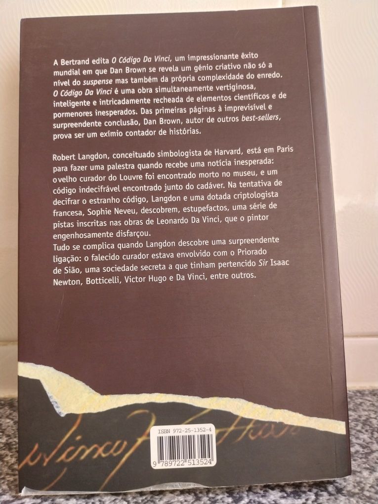 O Código daVinci de Dan Brown