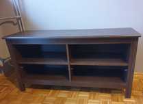 Ikea BRUSALI Szafka pod tv telewizor brązowy 120x36x62 cm