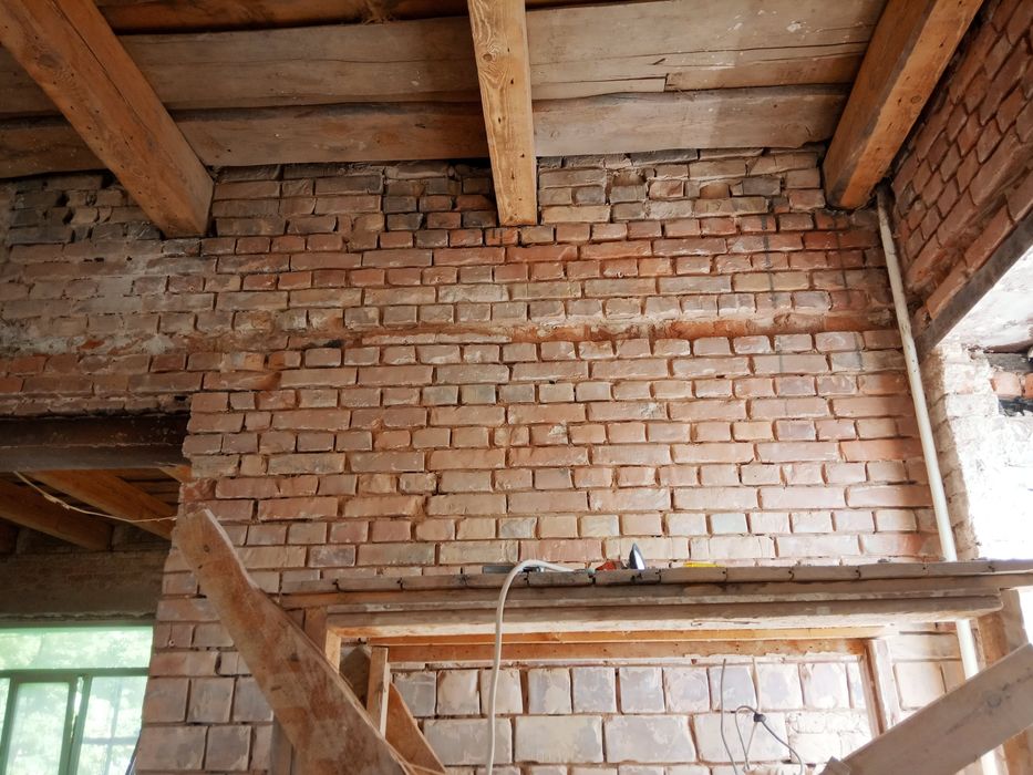 очистка стін (шліфовка) / цегли,бетону  під стиль лофт Loft.Демонтаж