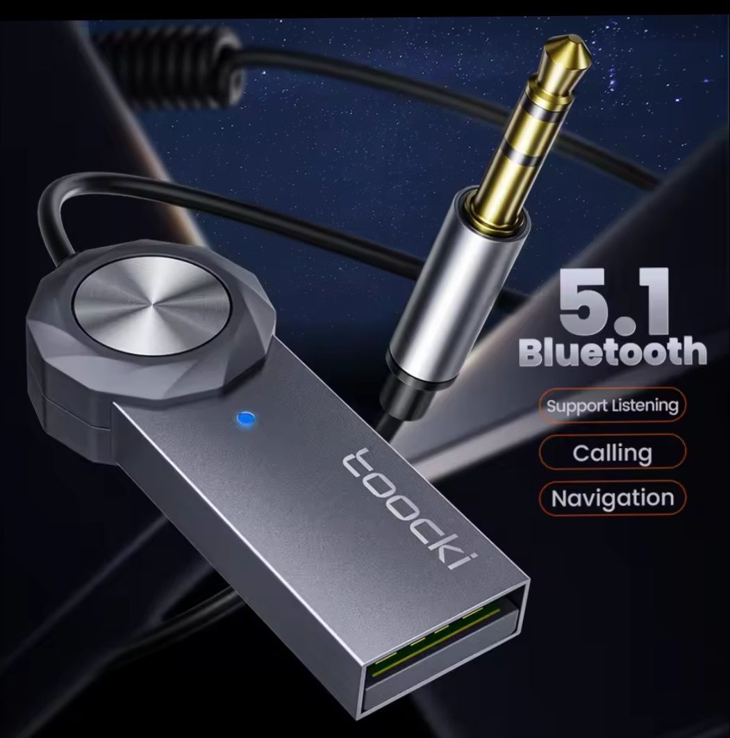 Адаптер Aux Bluetooth Toocki