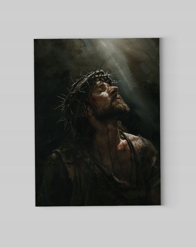 Obraz na płótnie Jezus Chrystus w koronie cierniowej 45x60