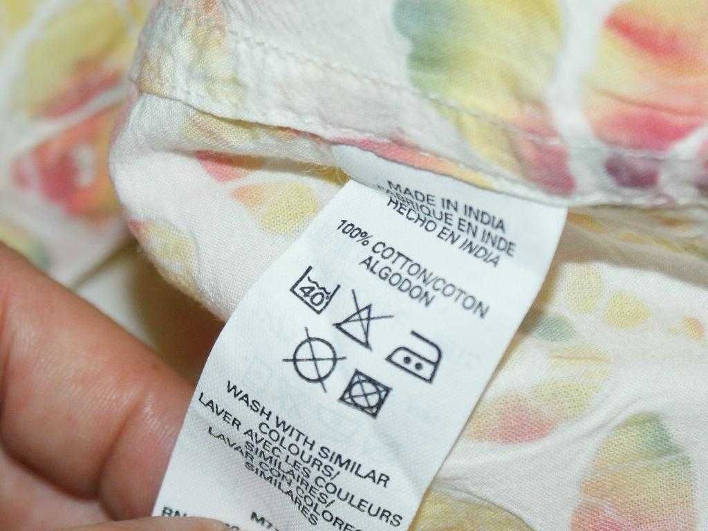 French Connection hawajska koszula męska kwiaty boho hippie vanilla L