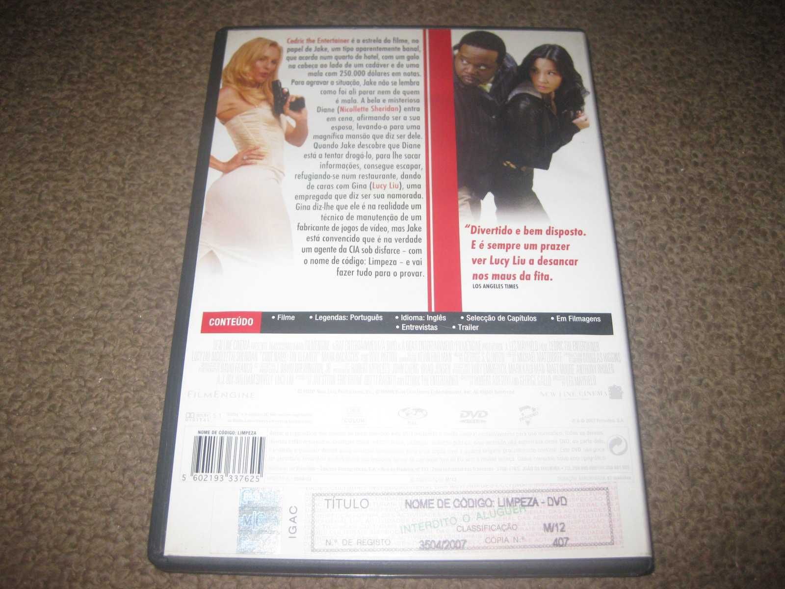 DVD "Nome de Código: Limpeza" com Cedric the Entertainer