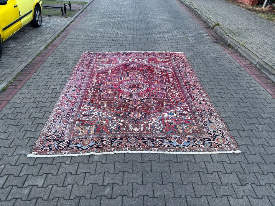 Dywan Perski Heriz 330x250 Ręcznie Tkany Vintage