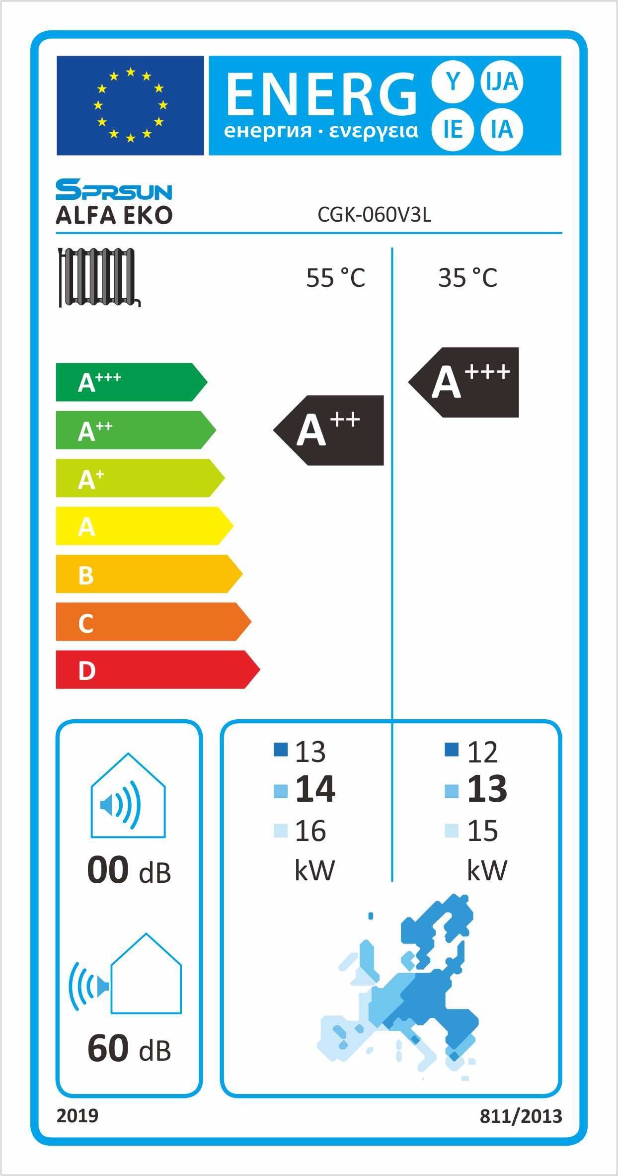 Wyprzedaż.Pompa ciepła Sprsun Alfa Eko R32 9,5-15kW Panasonic