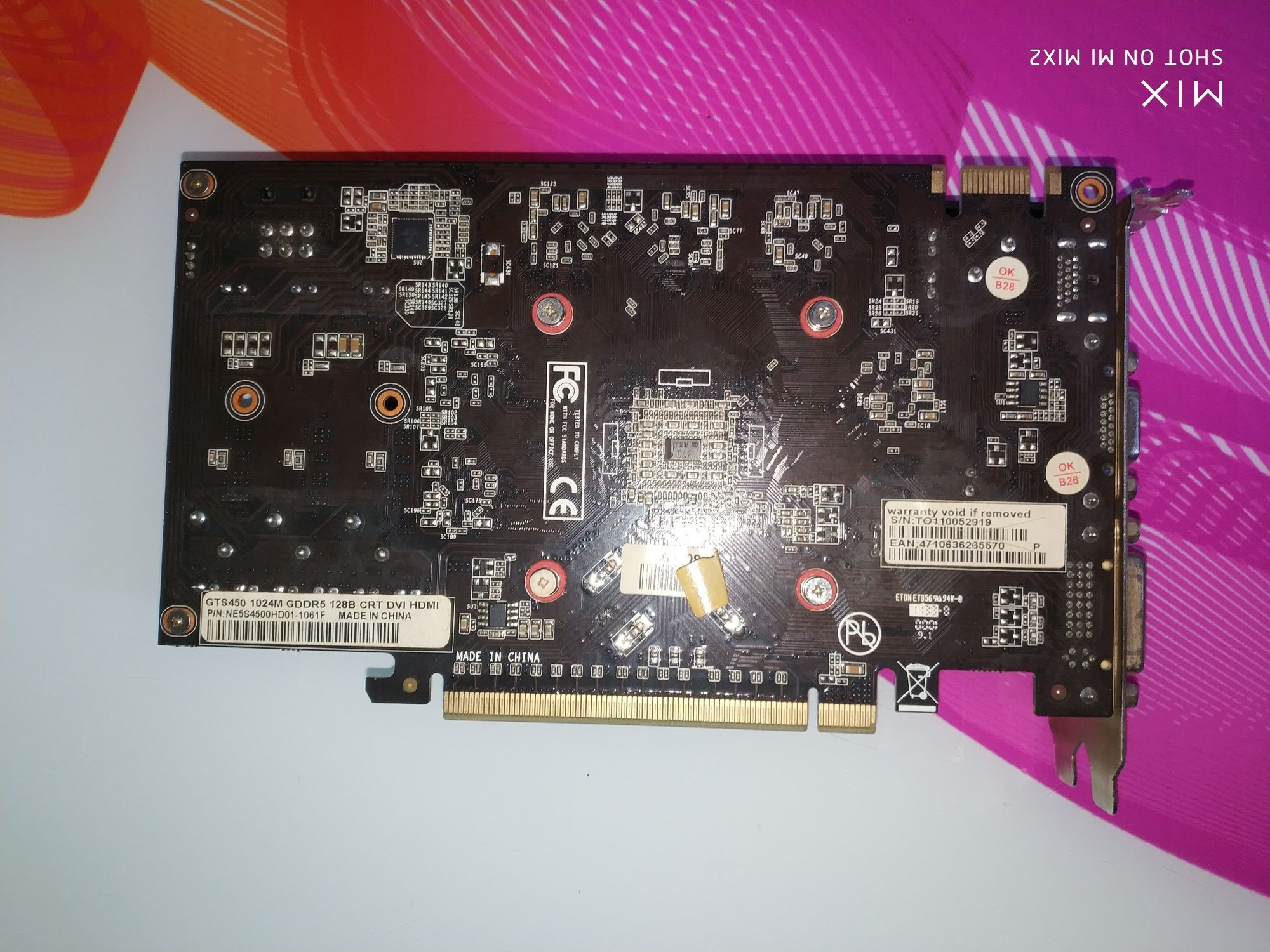 Продам видеокарту Nvidia Geforse GTS 450