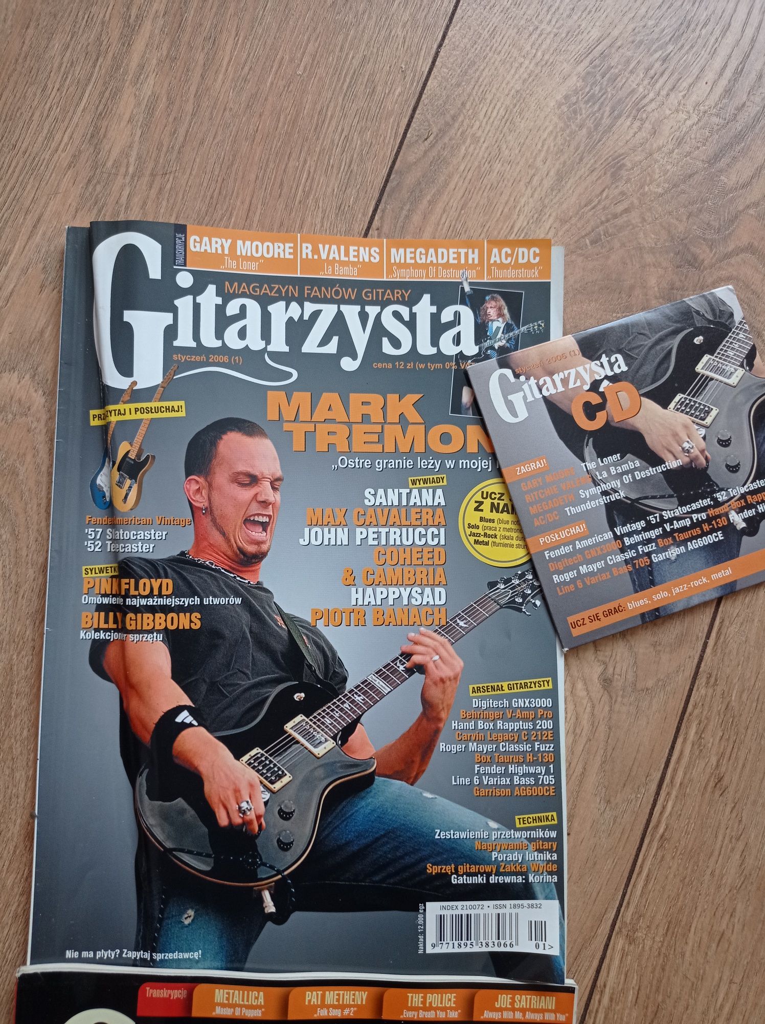 Gitarzysta - magazyn fanów gitary. Cały 2006r