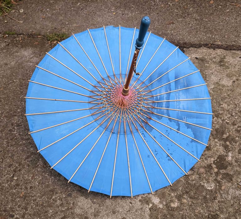 Stara PARASOLKA japońska chińska rekwizyt vintage retro dekoracja