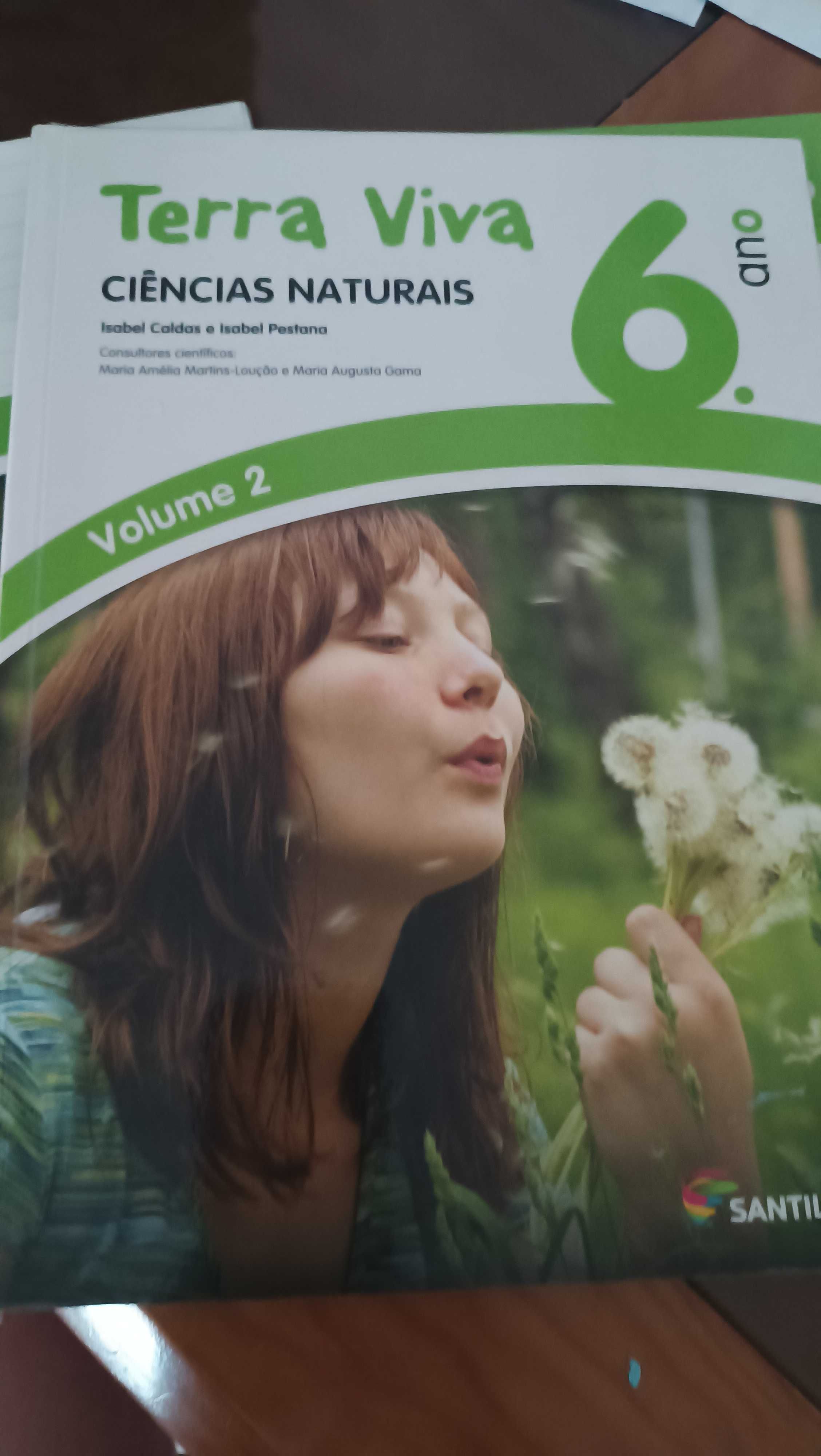 Manuais e Caderno de atividades Ciências Naturais 6° ano