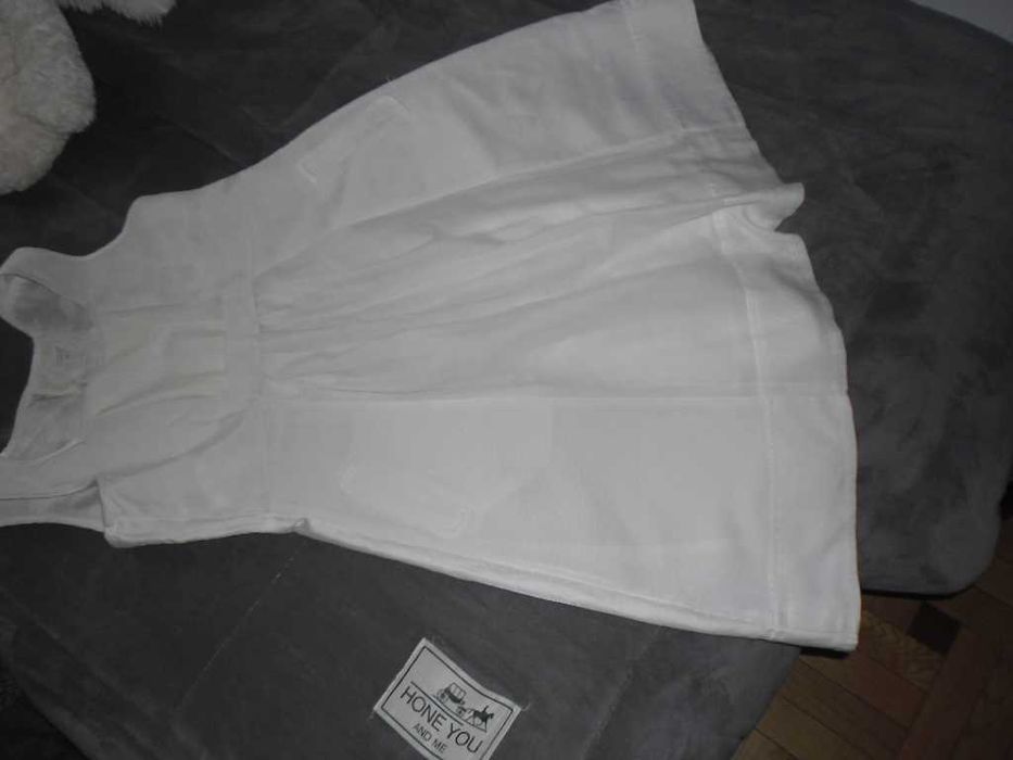 Sukienka Solar za kolano z jedwabiem bez rękawa