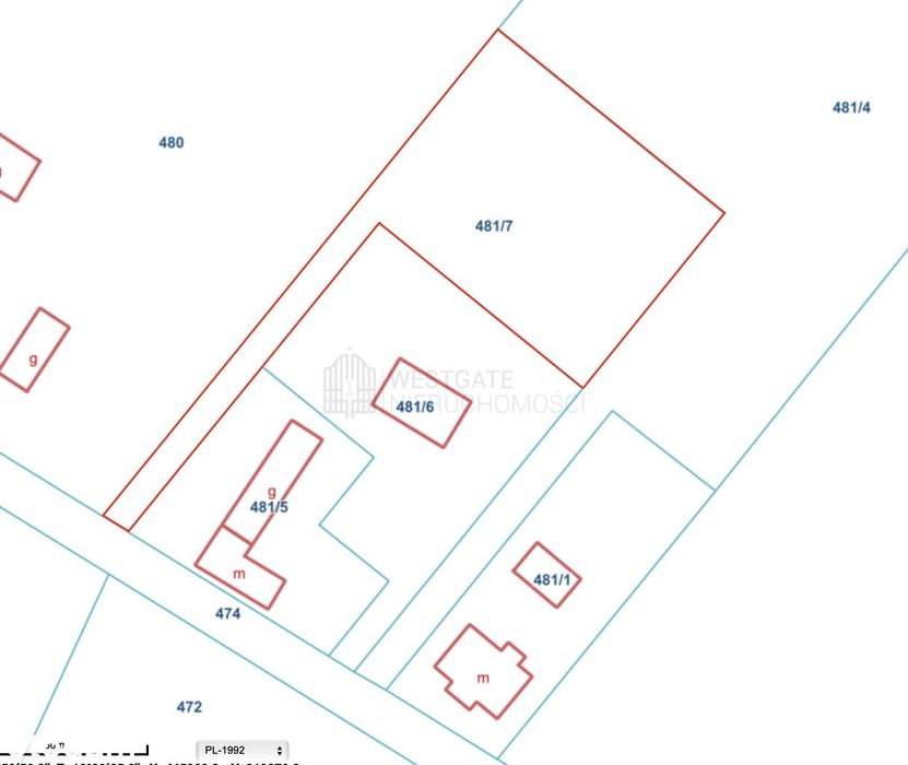 Wincentowo | działka budowlana 0,2179 ha | wiejski klimat i natura