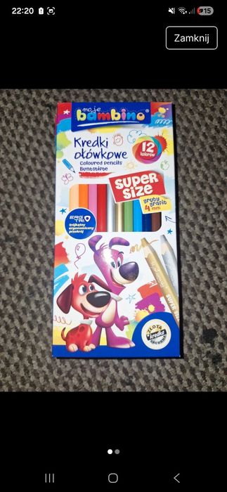 Kredki ołówkowe bambino nowe