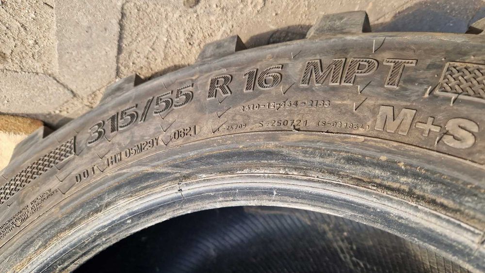 315/55R16 315/55-16, 340/55-16  Continental 50% Bez napraw