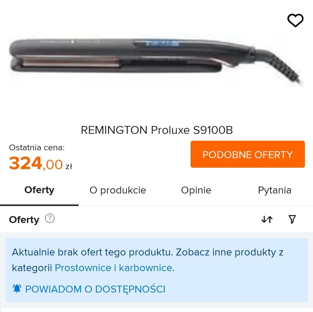 Prostownica profesjonalna Remington ProLuxe Midnight Edition S9100B