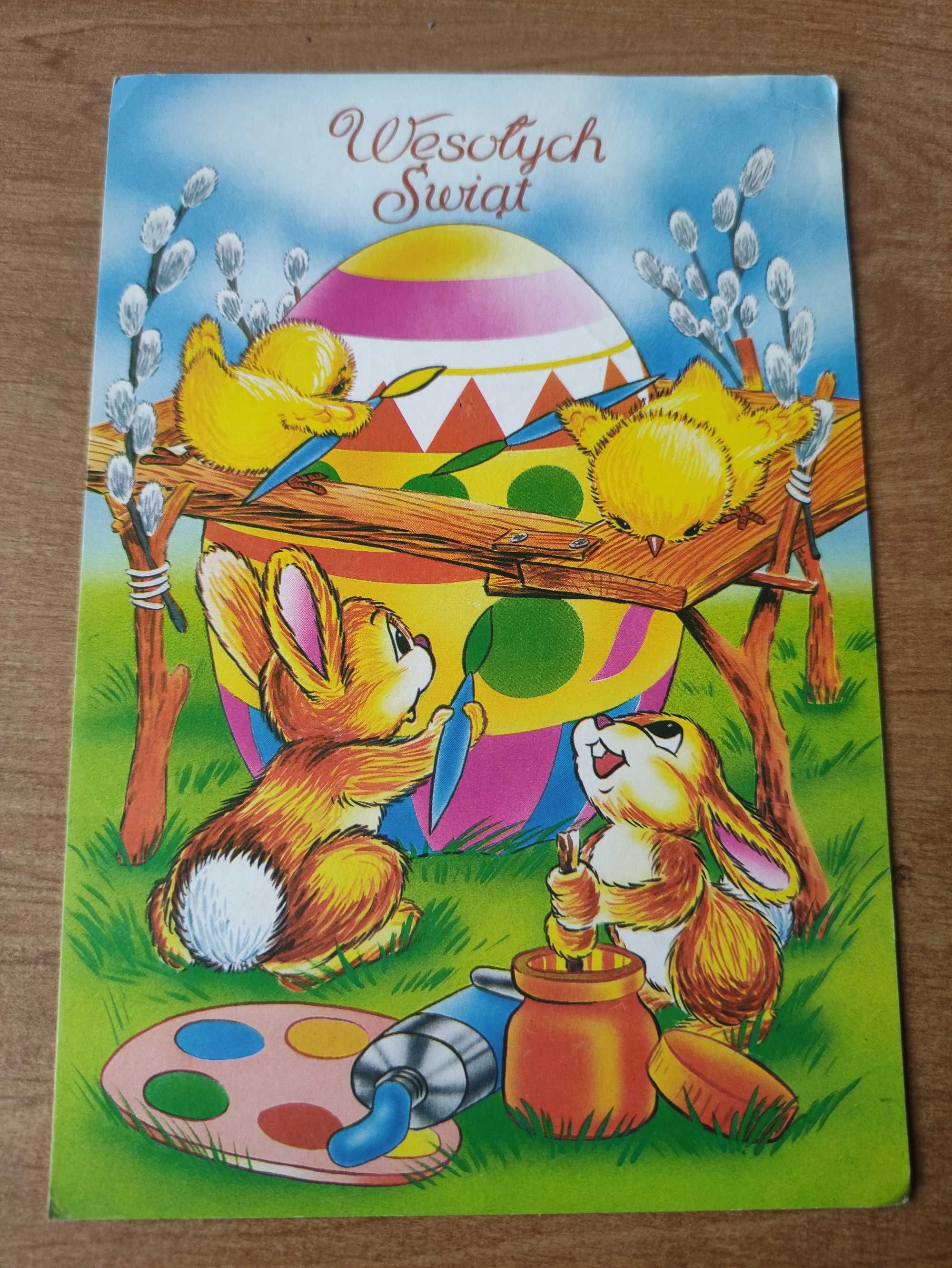 Stara pocztówka Wielkanocna 1993