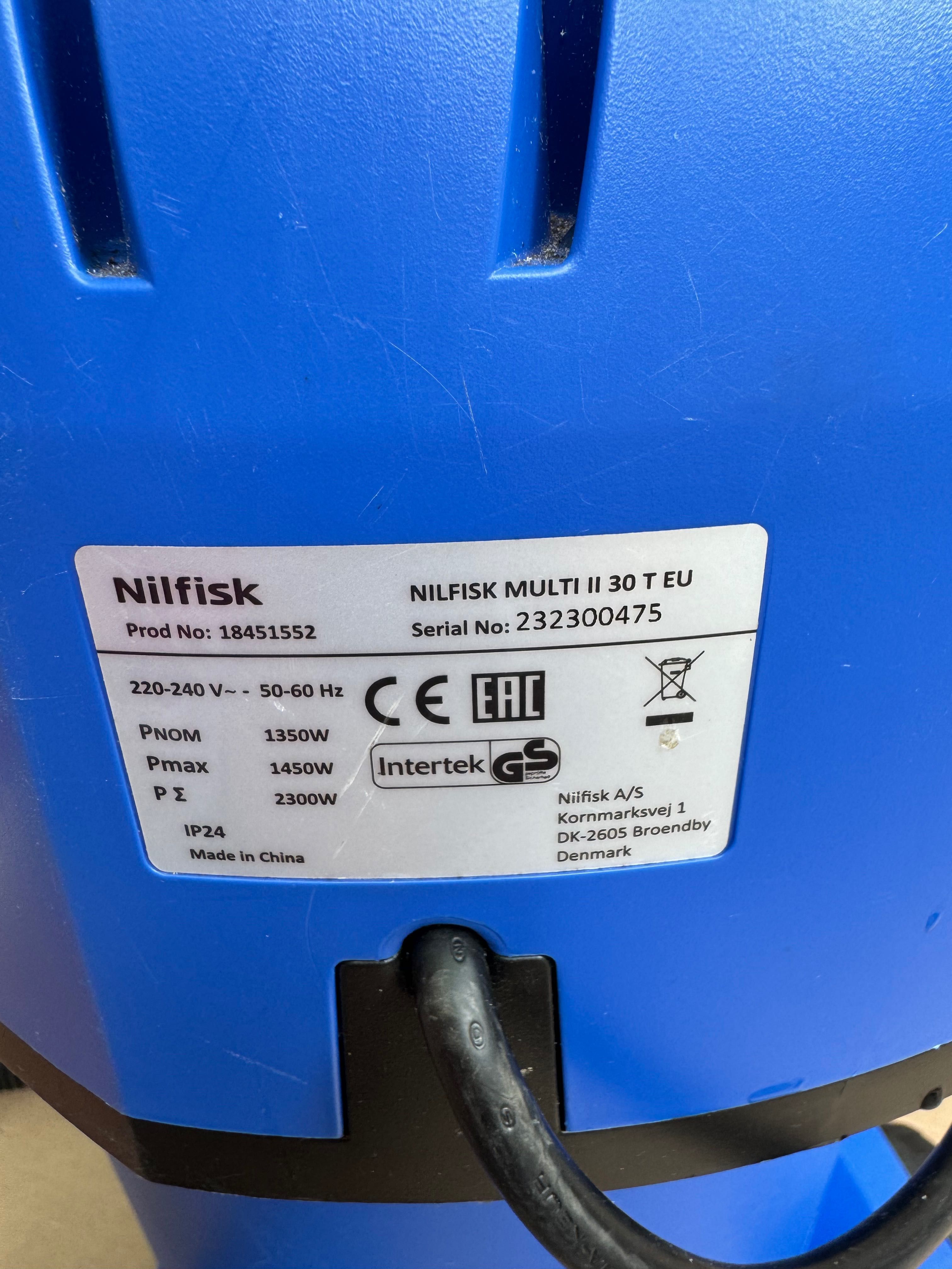 Odkurzacz workowy Nilfisk Multi 2 30 TEU
