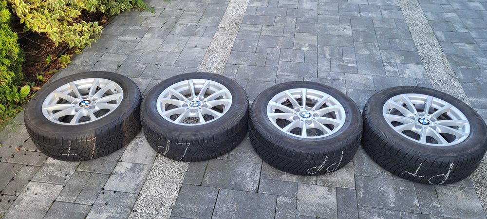 Alufelgi BMW 3   ZIMOWE opony CONTINENTAL 205/60 R16