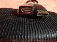 Переходник адаптер кабель конвертер DisplayPort папа на HDMI мама