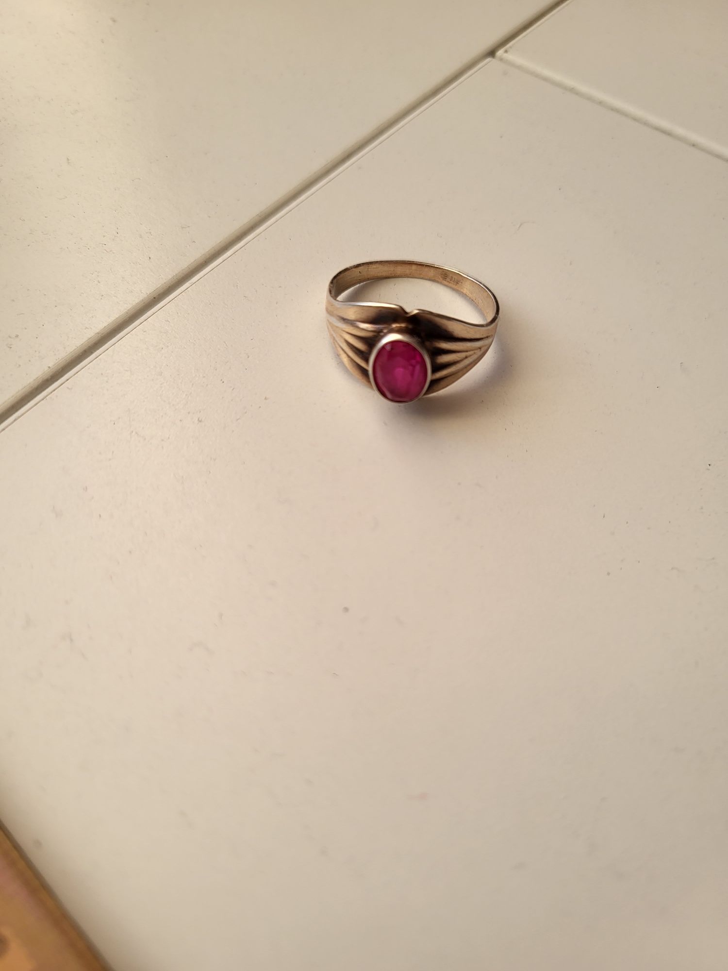 Кольцо серебро 875 хюз ссср