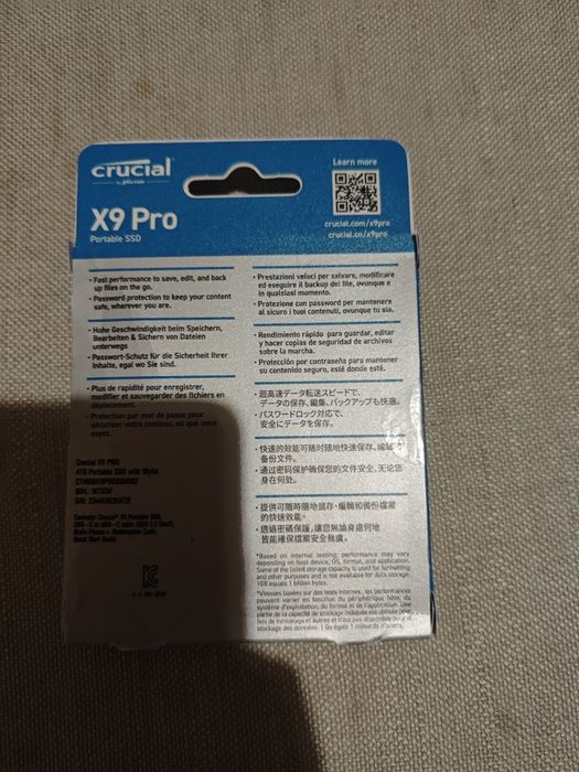 SSD накопичувач Crucial X9 Pro 4 TB (CT4000X9PROSSD9)