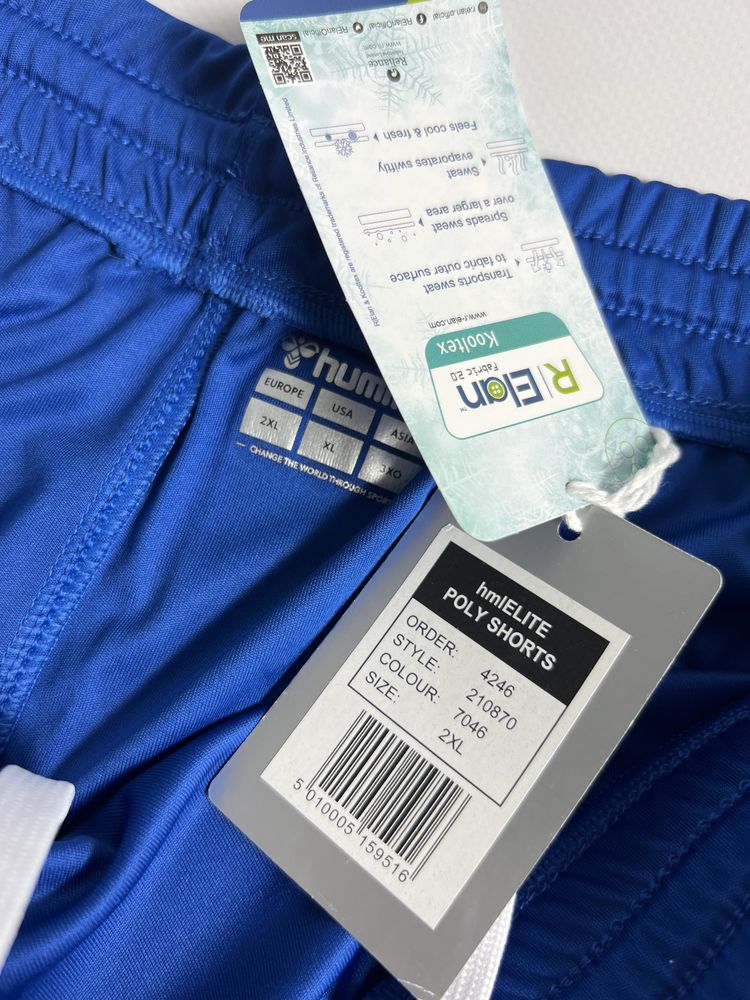 Nowe spodenki sportowe męskie Hummel piłka nożna 2XL XXL