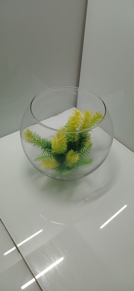 Круглий акваріум шар бокал (2-13 л)