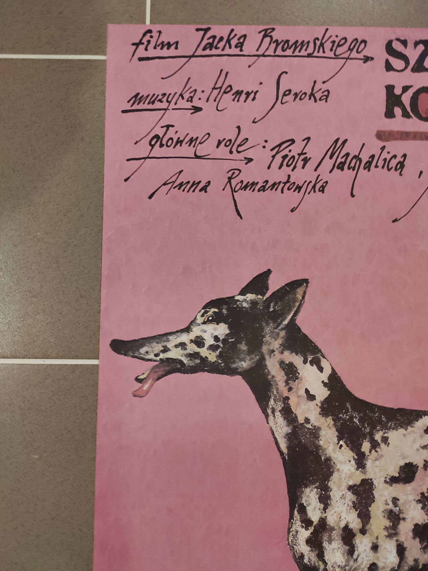 Plakat sztuka kochania Pągowski 1989 rok Oryginał