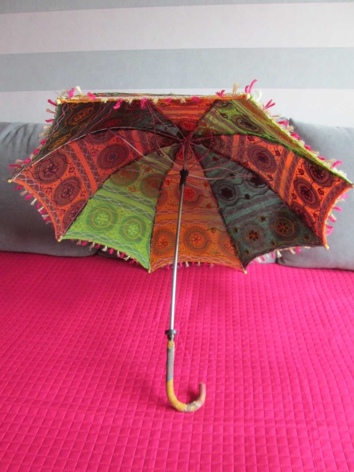 Artystyczny parasol hand made retro vintage * Sesja foto *