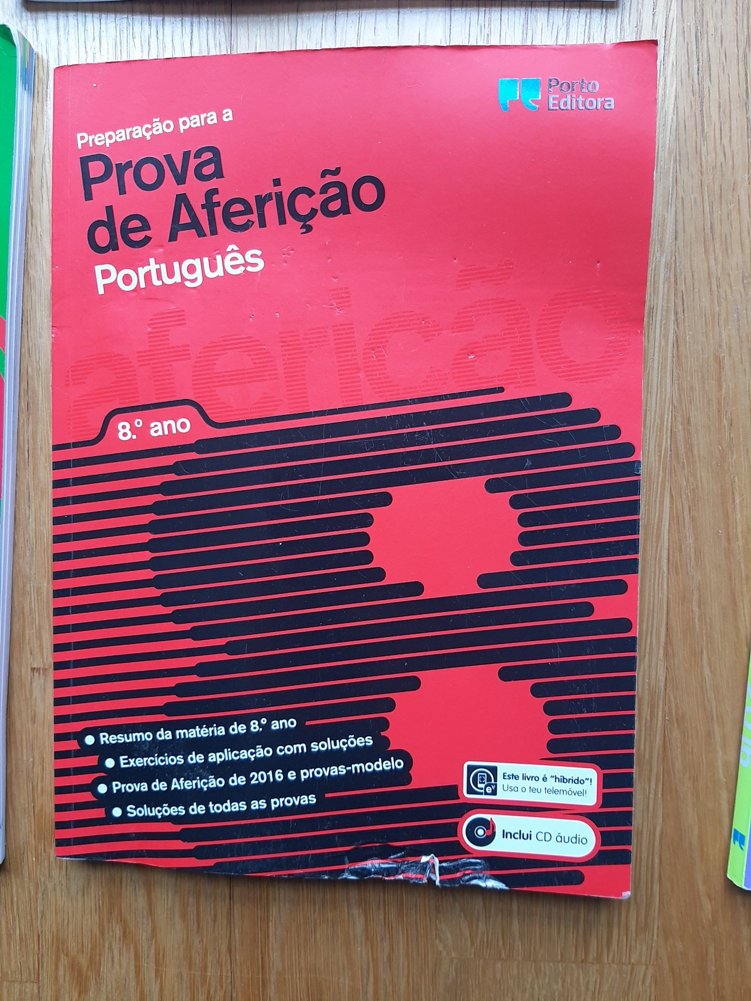 Lote Livros de apoio a testes e exames de varios anos