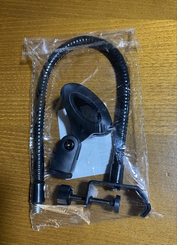 Suporte para microfone de pescoço