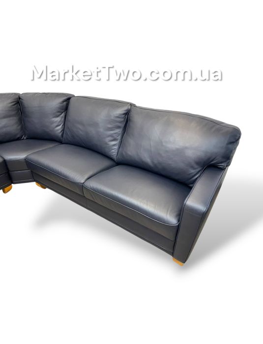 Кожаный, шкіряний кутовий диван Schröno ручна робота (070705)