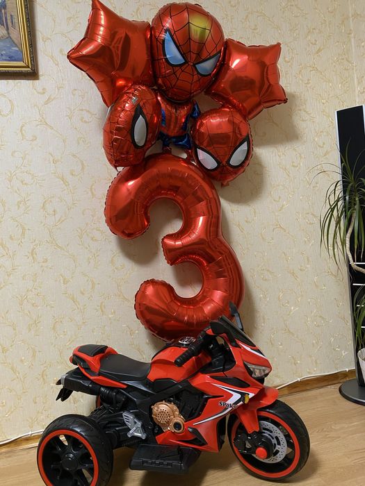 Електромотоцикл дитячий на акумуляторі 3-х колісний