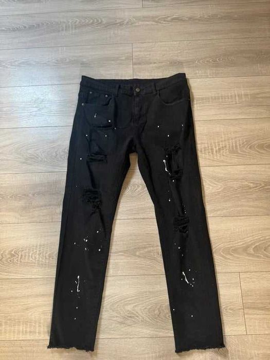 Jeansy spodnie drill swag low pants