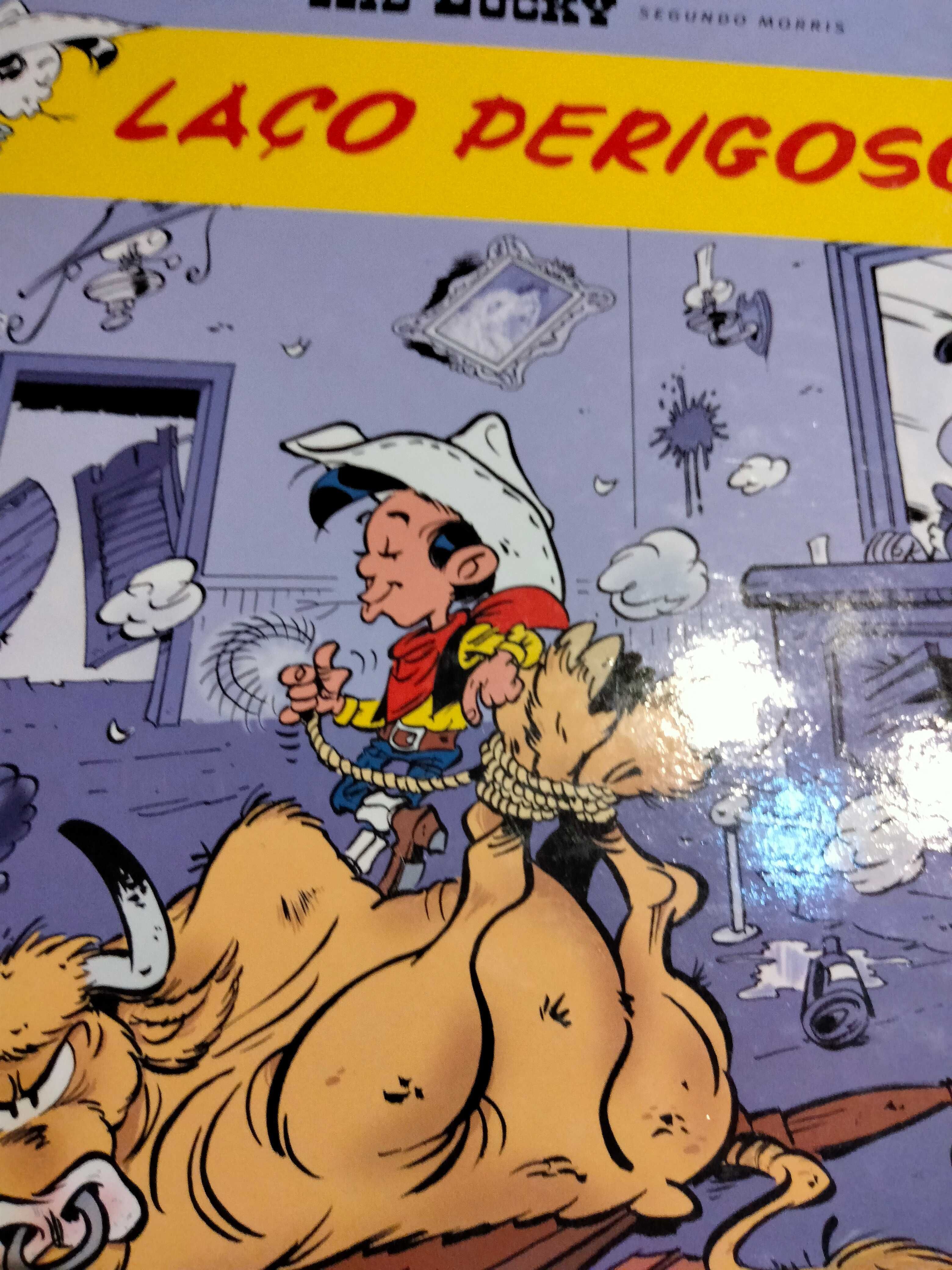 Livros Lucky Luke e Gaston