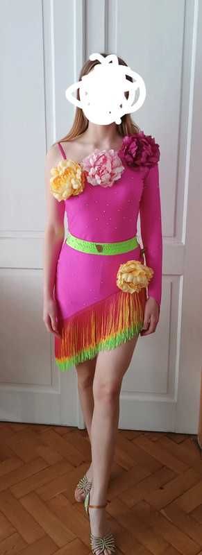 Salsa latino strój turniej S/M/ 36/38 ok. 165 cm