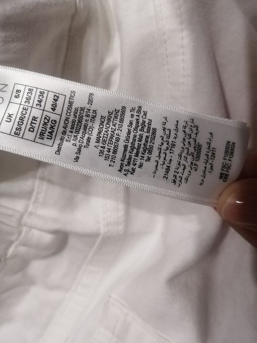 Белые skinny штаны стрейчевые лосины на высокую девочку р. 152-158,164