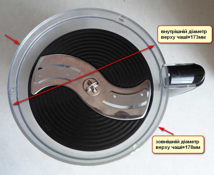 Запчастини блендера Vitek VT-1478(Чаша,тримач насадок і терка)