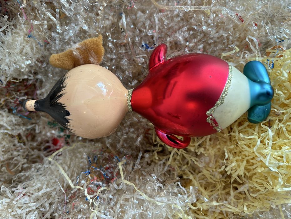 Ratinho pendente arvore Natal antigo