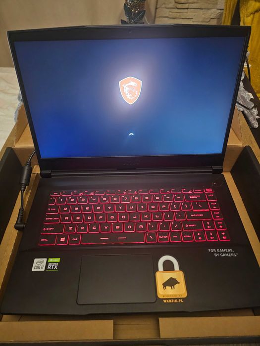 Laptop MSI GF65 i7-10750H/16GB/512 RTX3060 ekran 144Hz