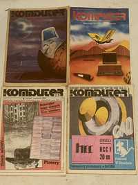 Czasopismo KOMPUTER - lata 1986/1989 - 4 sztuki