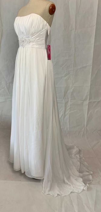 Nowa suknia ślubna Empire 38 M Klasyczna Okazja ciążowa prosta boho