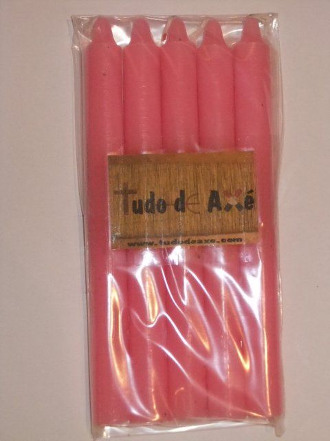 Velas coloridas de 15cm pack com 5 unidades – Tudo de Axé