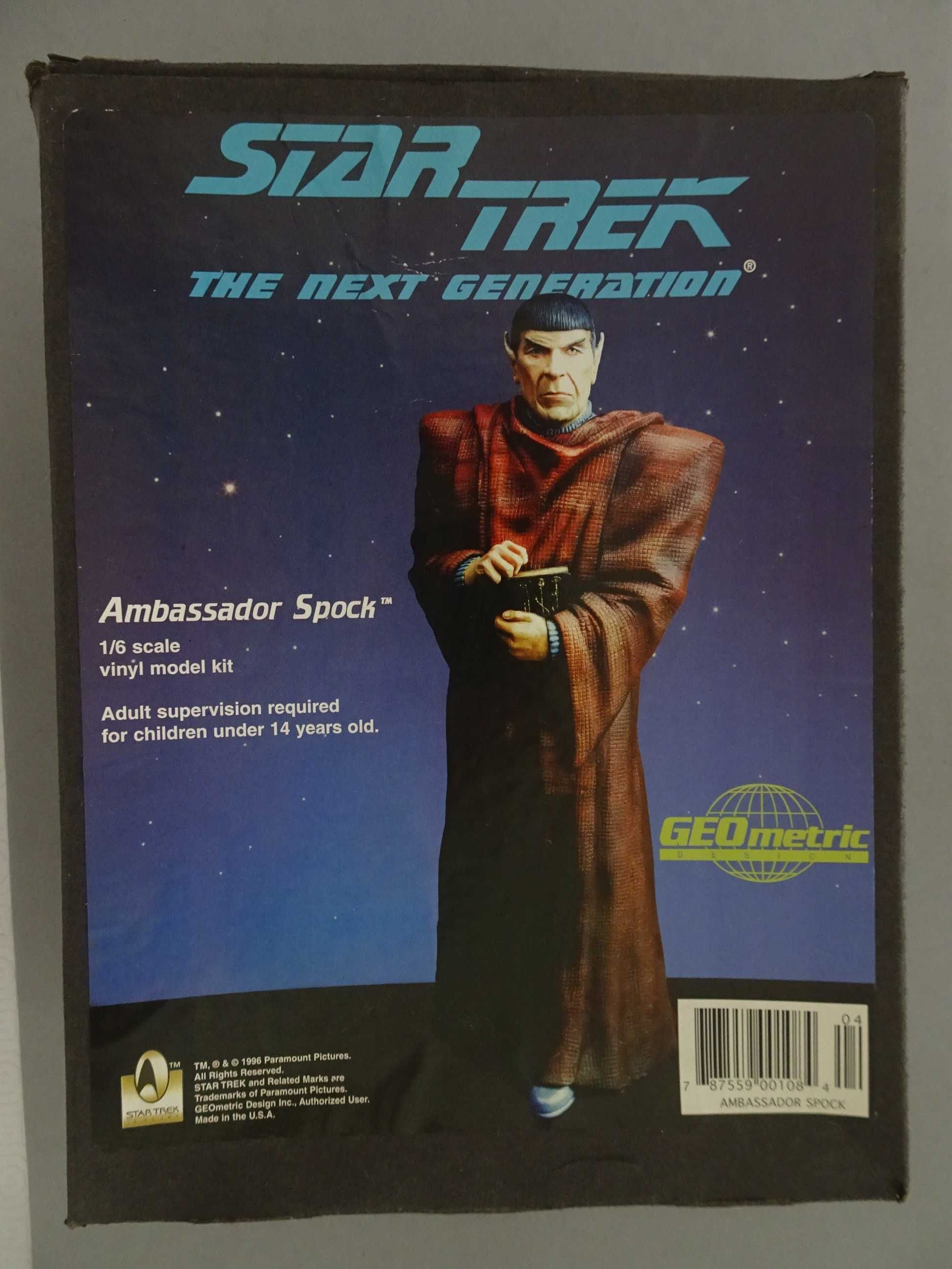 Star Trek The Next Generation Ambassador Spock Model Kit Geometric
