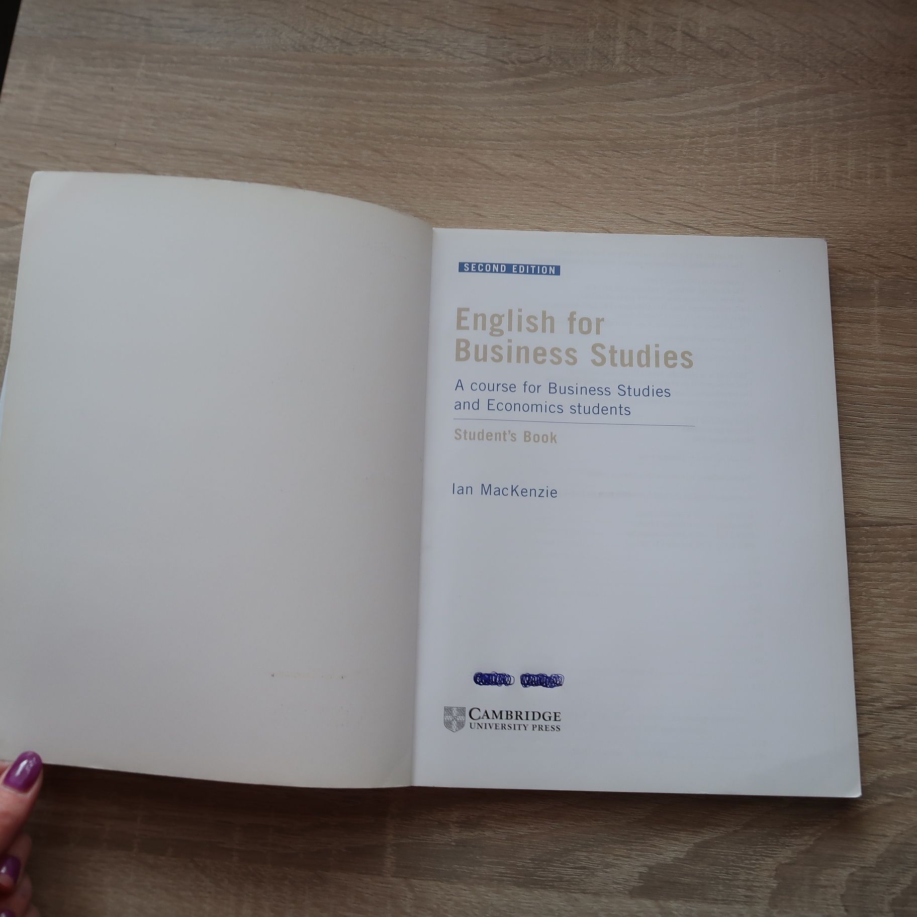 English for Business Studies, Ian MacKenzie