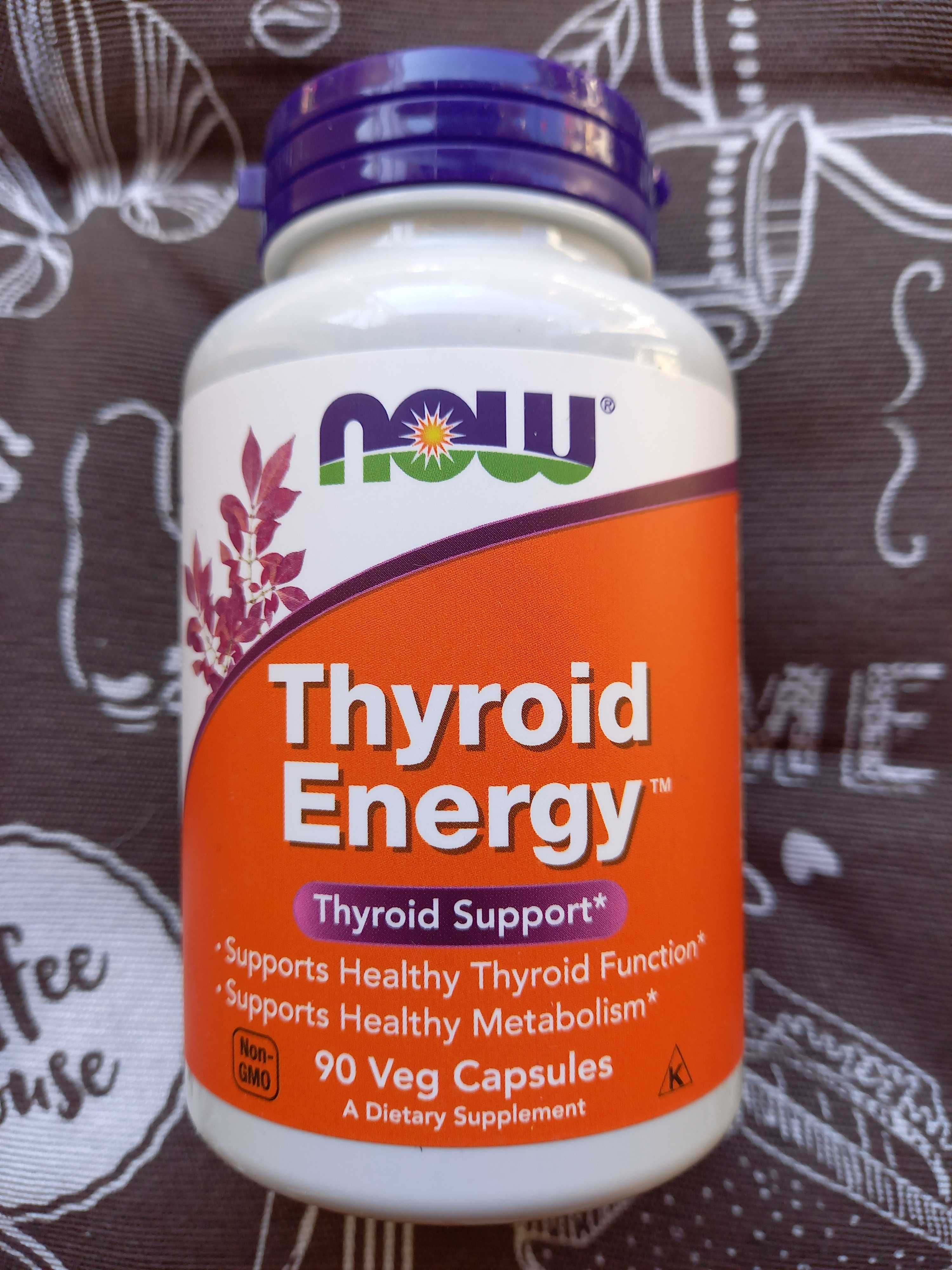 Now Foods Thyroid Energy підтримка щитовидної залози, 90 шт