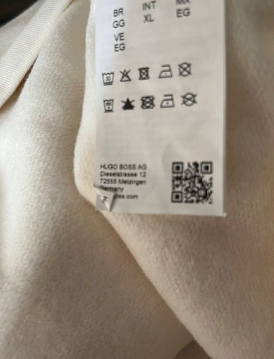 Sweatshirt Hugo Boss branca XL