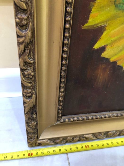 Obraz - Słoneczniki 60x90 Jeżycki w pięknej ramie