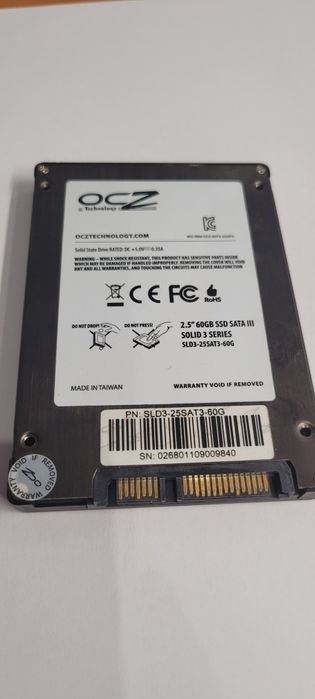 Dysk SSD 60 gb firma OCZ