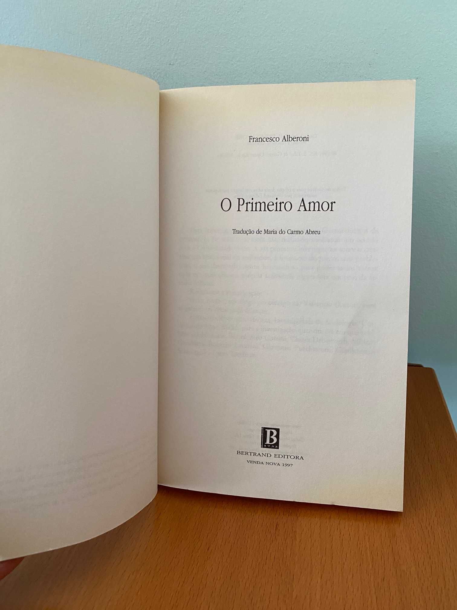 O Primeiro Amor - Francesco Alberoni